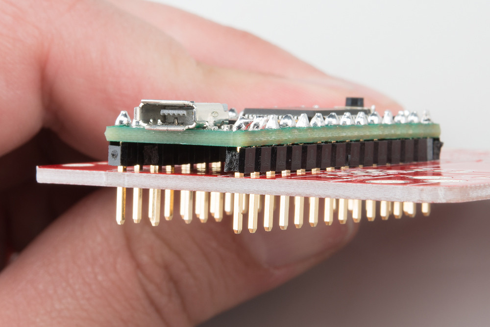 PCB over hole