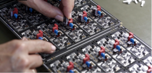 PCB over hole