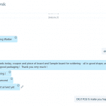 Positive feedback from PCB customers