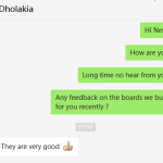Positive feedback from PCB customers