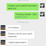 Positive feedback from PCB customers